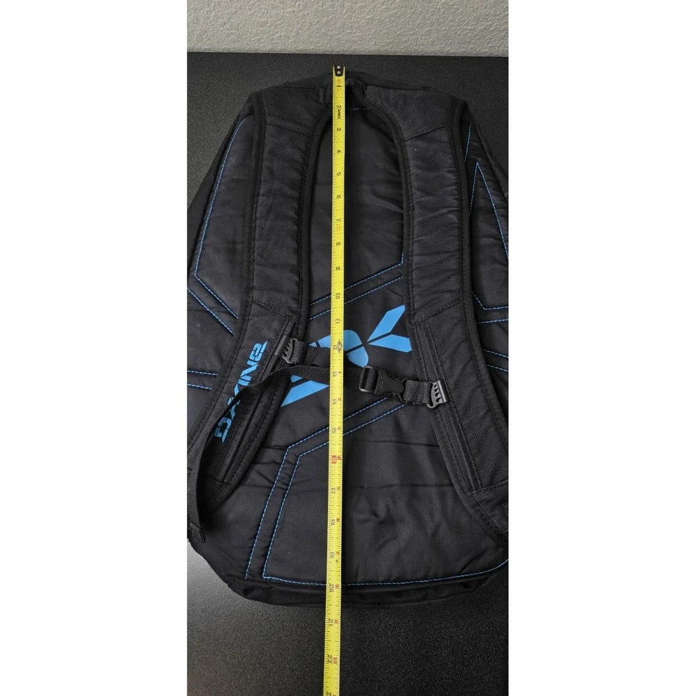 Dakine Campus 33L Backpack Black Blue Multi Pocket Zip Laptop Padding School